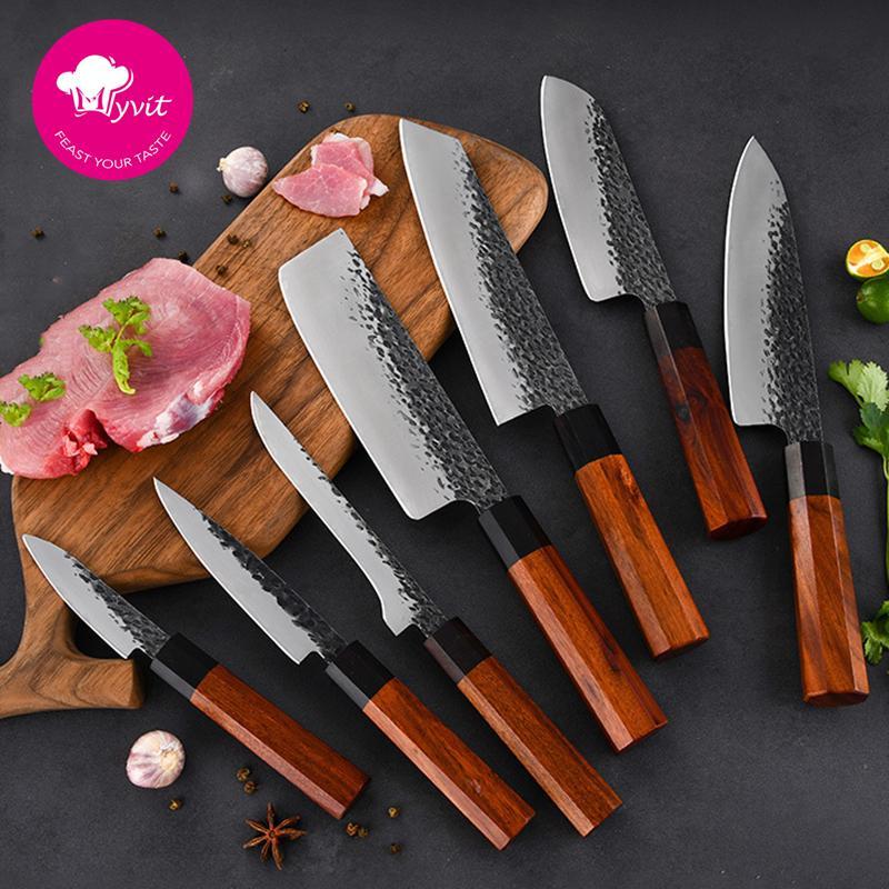 Buy Kitchen Knives 8 Inch Chef Knives 7'' Nakiri Santoku
