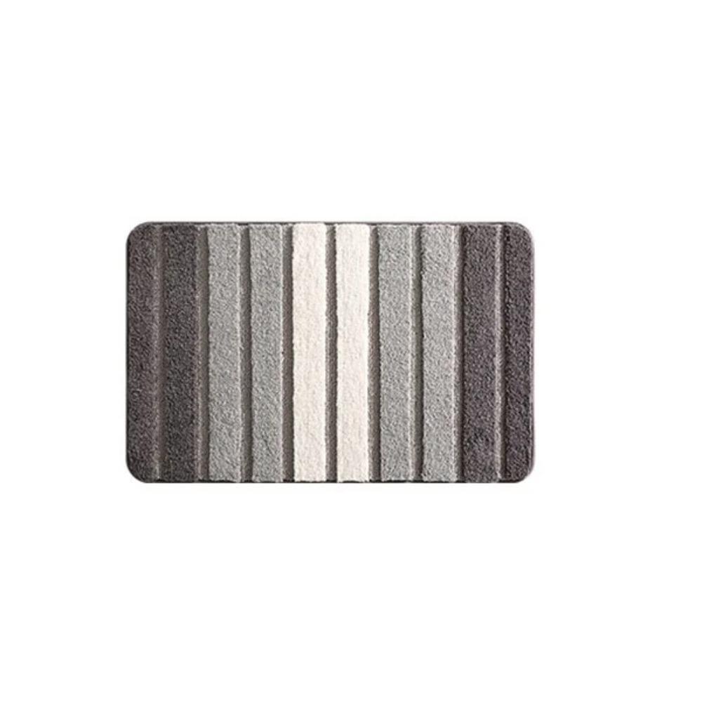 Thickened Stripe Bath Mat Absorbent Floor Mat Bathroom Accessories Entrance Mat  Bath Room