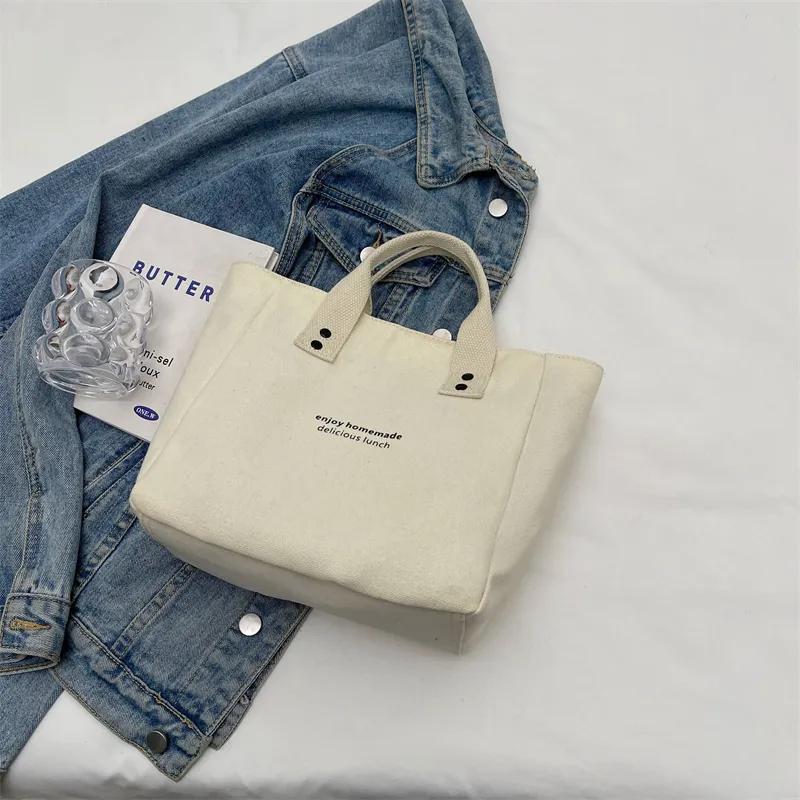 Damen Canvas Handtasche Einfarbig Damen Lässige Große Kapazität Reisetasche