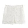 Fashion Style 2024 Summer New Arrival Women's Stylish Elegant Lace Short Tops High Waist Ankle Pants 3254490