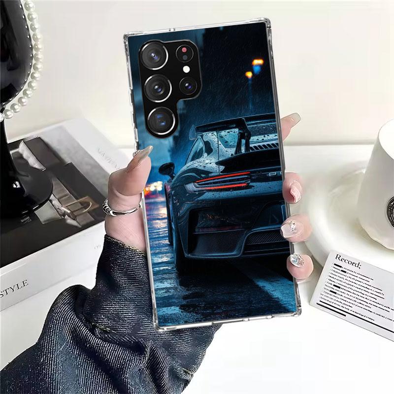 Sports Car 911 Soft Phone Case For Samsung Galaxy S22 S23 S24 S25 Edge S26 Ultra S20 FE S21 Plus + Fundas Coque Galaxy S20 S21 S