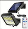 Outdoor Solar Wall Lamp with Motion Sensor, Waterproof, for Garden or Street Lighting
