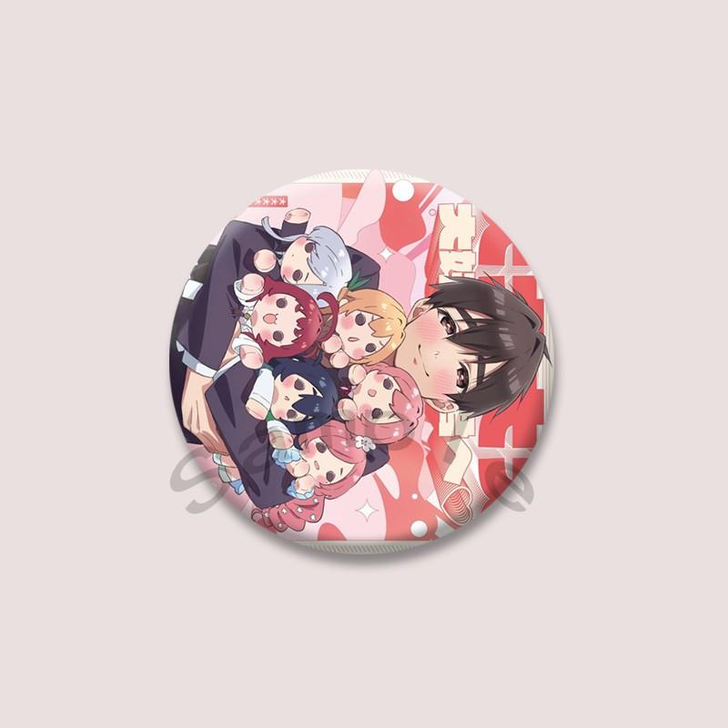 The 100 Girlfriends Who Really Love You Anime Brooches Cartoon Figure Nano Eiai Karane Inda Badges Bag Hat Clothes Button Pins