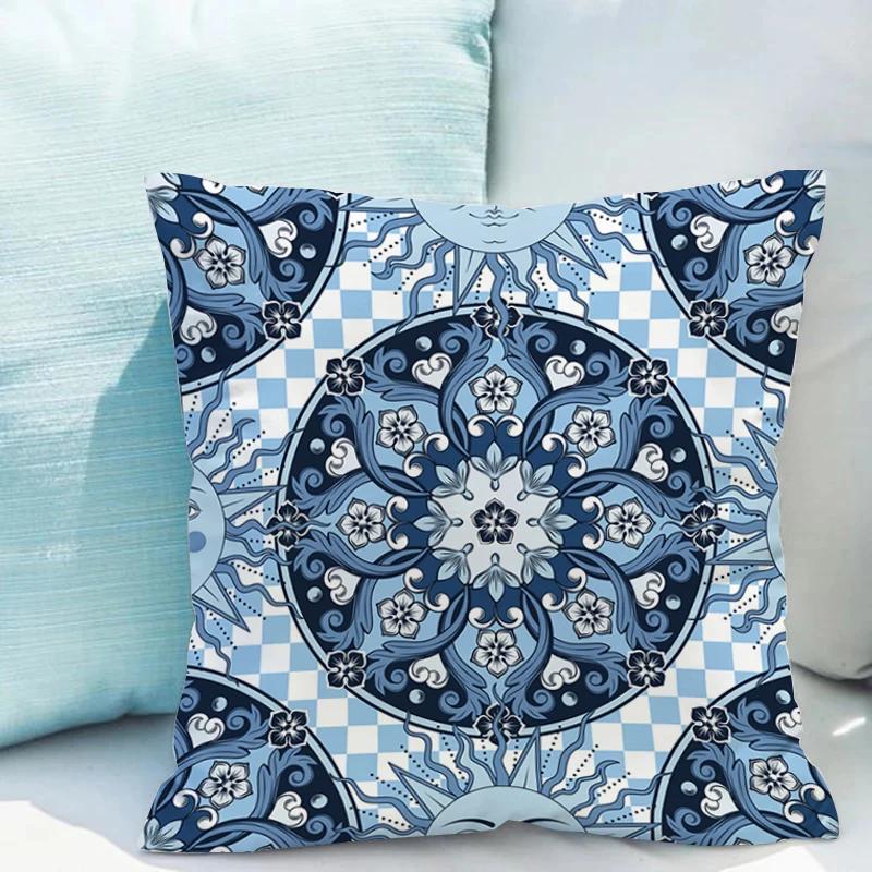 

Подушки Таро Солнце и Луна Двусторонняя печать Декоративные подушки для кровати современного дивана Наволочка Украшение Гостиная 12x12Inch