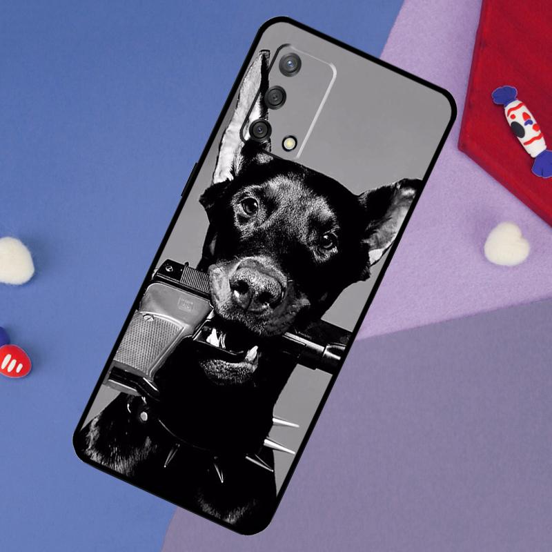 Dachshund Doberman Dog Case For Oppo A5 Pro A6 A57 A17 A78 A54 A74 A94 A76 A16 A96 A18 A40 A60 A80 A38 A58 A98 A15