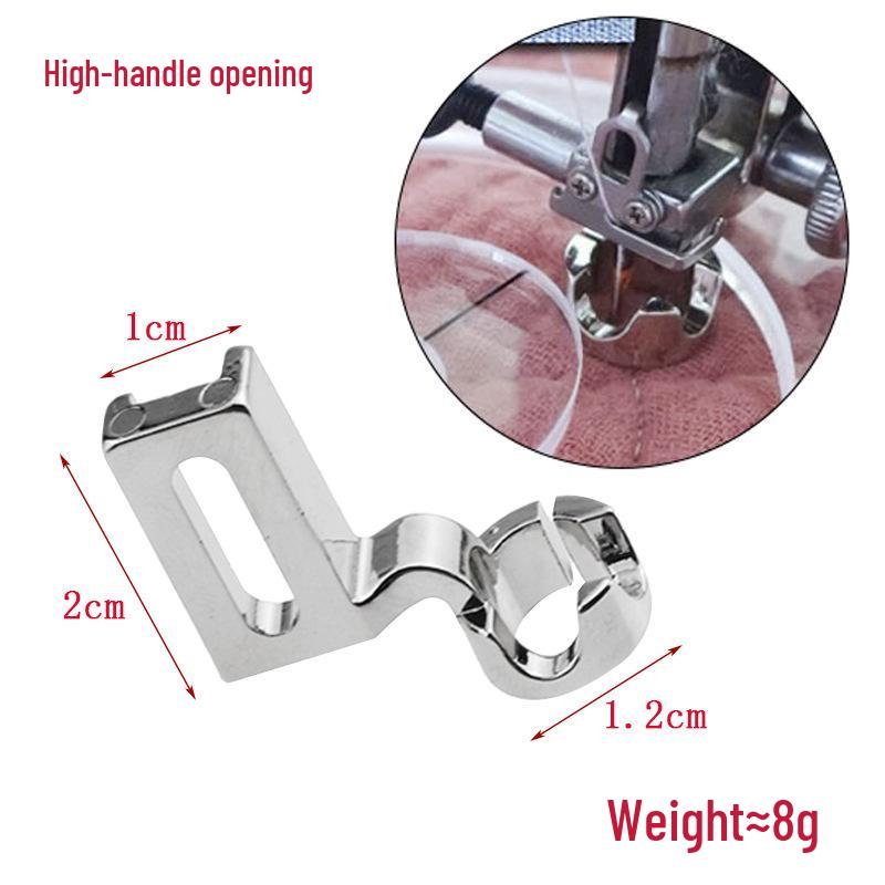Multifunctional Electric Sewing Machine with Zipper, Binding, and Overlock Presser Foot Attachments