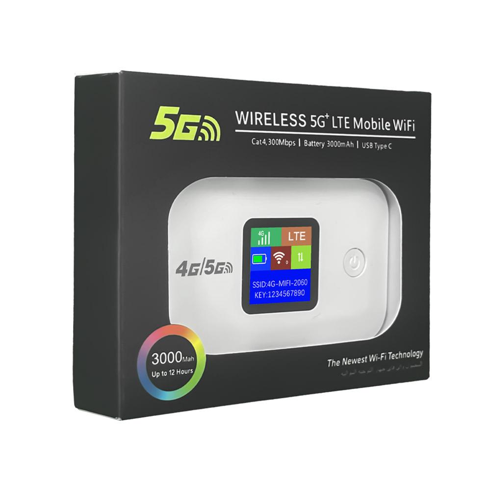 4G/5G LTE Wireless WiFi Router 150Mbps Pocket WiFi Modem with Sim Card Slot Portable MiFi Modem Car Mobile Wifi Hotspot Dongle