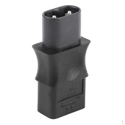 IEC 320 C8 auf C9 Stecker 6A / 250V 2-poliger Buchsenstecker-Adapter