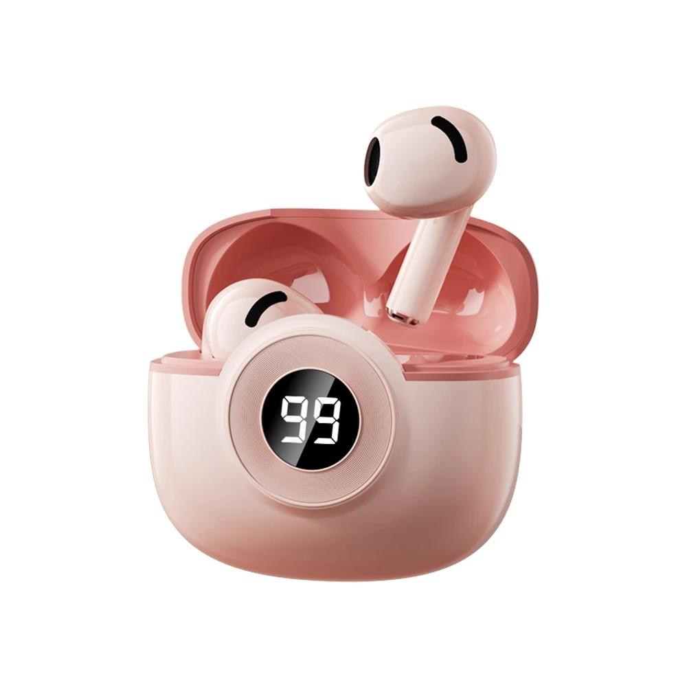 Mini In-Ear Wireless Earphones Digital Display HiFi Stereo Music Headset With HD Microphone Noise Cancel Low Latency