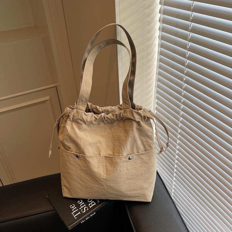Drawstring Bag Underarm Bag Niche Design Hand-held Bag Shoulder Bag Large-capacity Trendy Bag