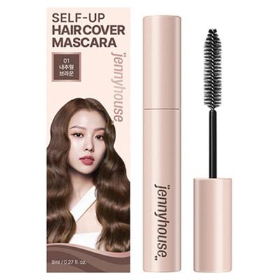 Cosmetic Self-Up Hair Gray Cover Mascara, Natural Brown, 1 Pc.