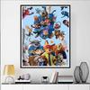 Disney 5D DIY Diamond Painting Zootopia Main Character Illustrations Embroidered Mosaic Cross Stitch Home Decor Gifts Crafts