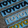 Trunk Rear Letter Badge Emblem for Toyota Replacement RAV4 Corolla Camry Prado REIZ CHR 86  Avalon Highlander Verso Tacoma