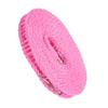 Portable Outdoor Clothes Line Clothesline Anti Skid Laundry Drying Rope 5 M Thickened (Pink)