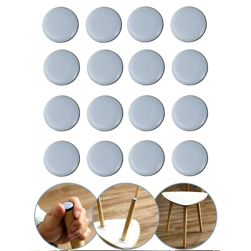 16PCS Furniture Slider Pads Table Chair Leg Sliding Block Anti Scratch Easy Move Heavy Furniture Leg Mat Moving Pads
