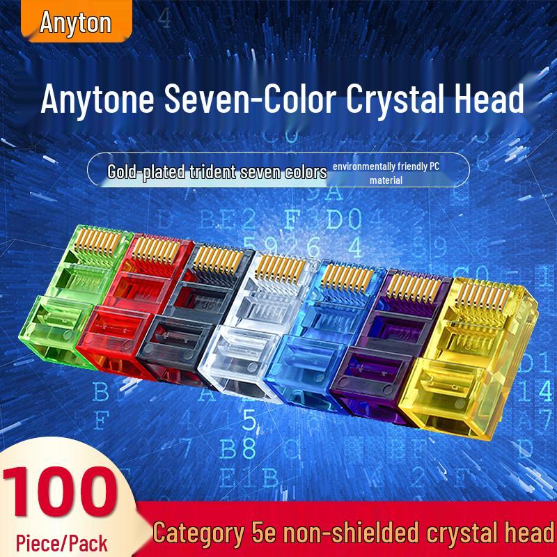 Cat 6A/5E Geschirmter RJ45 Gigabit-Netzwerkkabel-Stecker für Breitband und Telefon