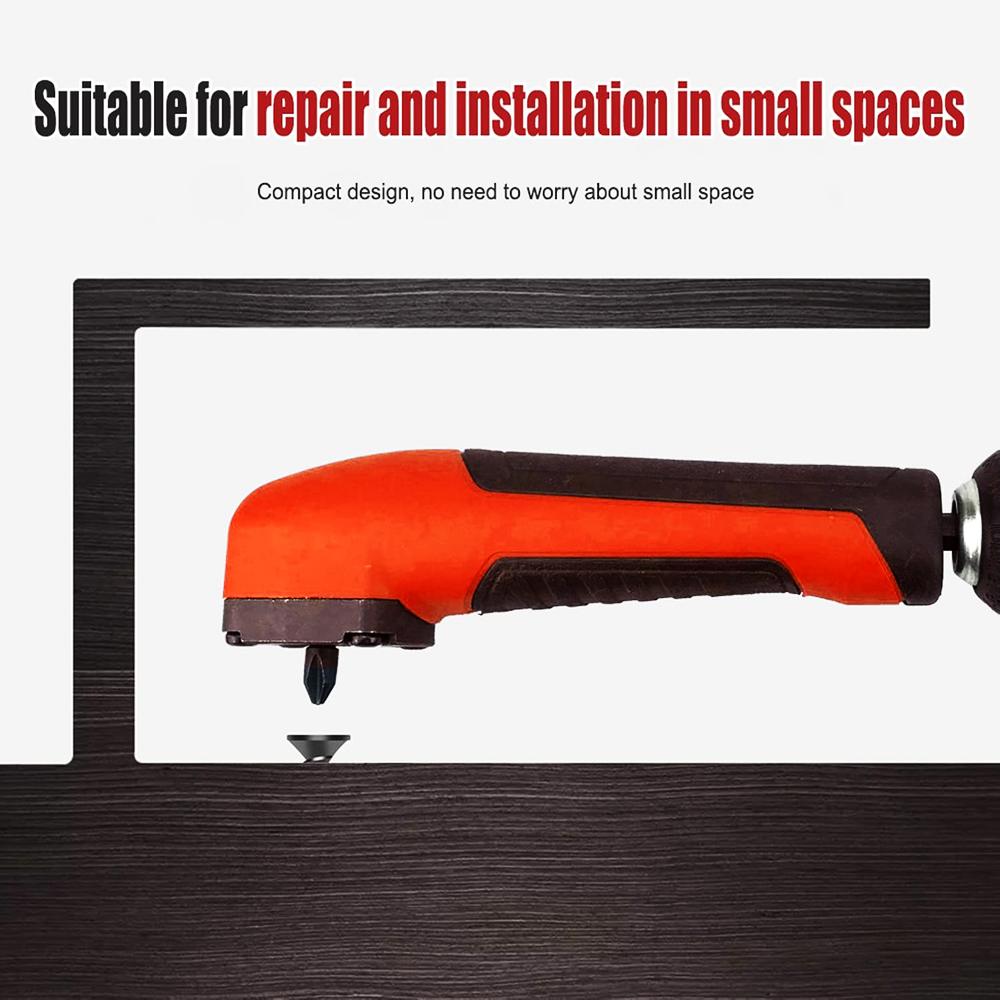 Winkelvorsatz Elektrischer Schraubendreher Reparatur 90 Grad Eckgerät Schraubendreher Stecknussadapter Bohrer Eckadapter