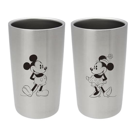 Yaxel Disney Pair Tumbler Set of 2 300ml Stainless Steel Vacuum Insulated Gift Set Mickey Minnie 82671