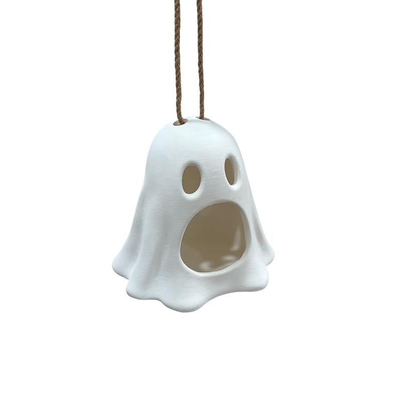 Creative Ghost Shaped Hanging Bird Feeder Birdhouse Bird Nest Garden Decor
