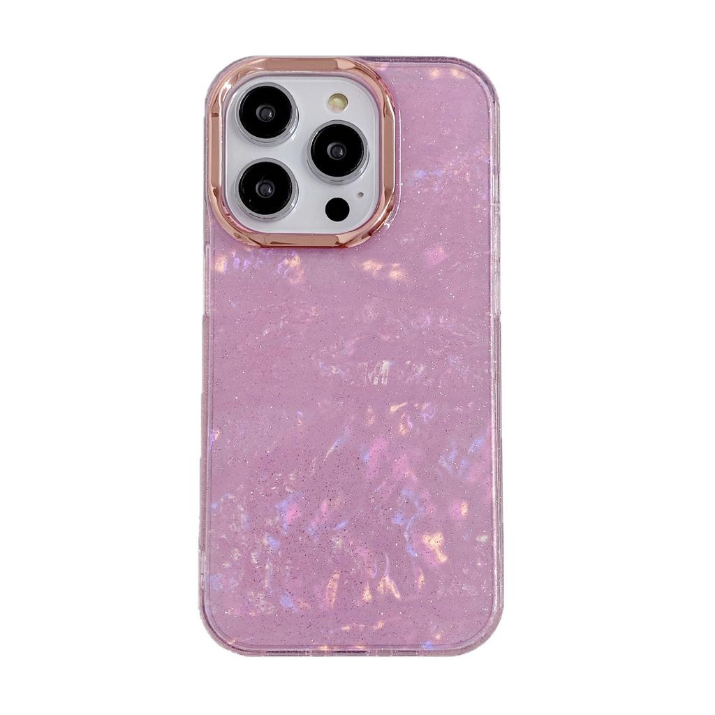Xingbei Series Is Suitable for iPhone17Pro Shell Pattern Mobile Phone Case Fine Flash Apple 14 Lens Anti-drop Protective Case