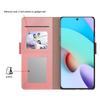 For Xiaomi Redmi Note 13 Pro+ 5G Mirror Design Stand Case PU Leather Phone Cover with Card Slot