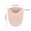 Ballet Pointe Toe Pad Toe Protectors Ballet Metatarsal Pad Forefoot Cushion Soft Breathable Stretchy Ballet Toe Covers