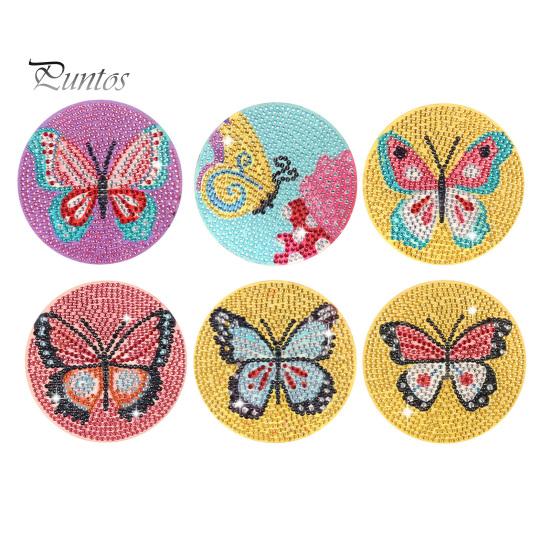 

1 компл.. подставка для алмазной живописи, простая в эксплуатации, набор для алмазной живописи с рисунком бабочки «сделай сам», для украшения домашнего стола 1 Set