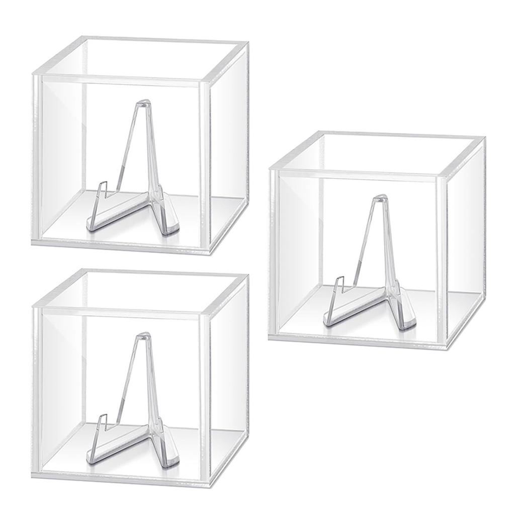 Acrylic Showcase Box Small Items Organizers Suitable for Rings and Picks Perfect for Collectors and Music Enthusiasts