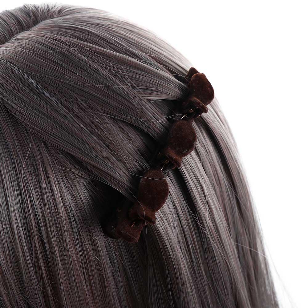 Kids Velvet Women Hair Accessories Teethed Duckbill Clip Braided Side Clip Korean Style Hairpin