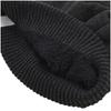 Mizuno Breath Thermo Knit Logo Winter Knit One Size Fits Most Cap, Heat-Generating Material, Name, Hat, Black,
