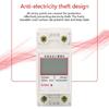 Single Phase Energy Meter Electricity Usage Monitor kWh Din Rail Power Meter