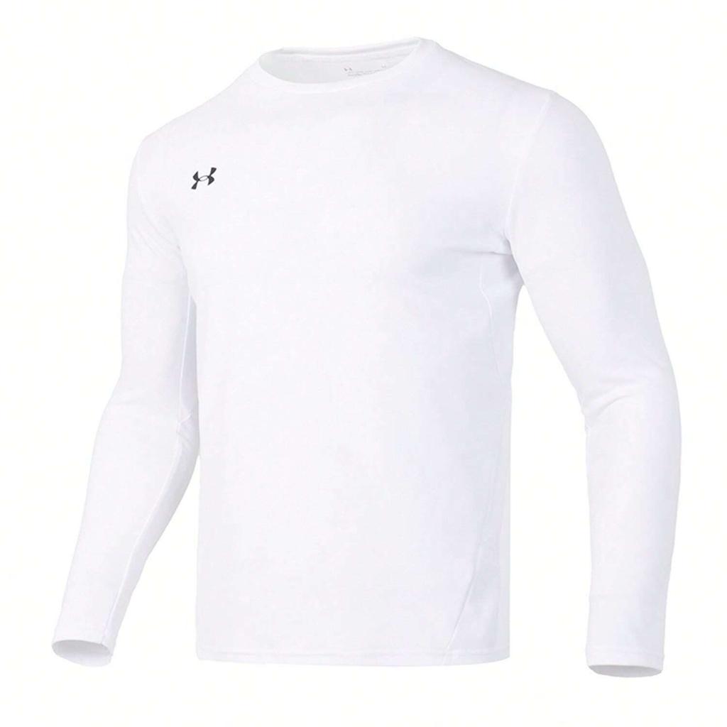 Under Armour Comfortable Moisture-Wicking Quick-Dry Breathable Soft Long Sleeve T-Shirt Unisex Tops White 24600602-100
