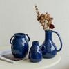 Vintage Wabi Sabi Ceramic Vase for Flower Arrangement Mid Century Modern Home Decor Desktop Water Culture Pot