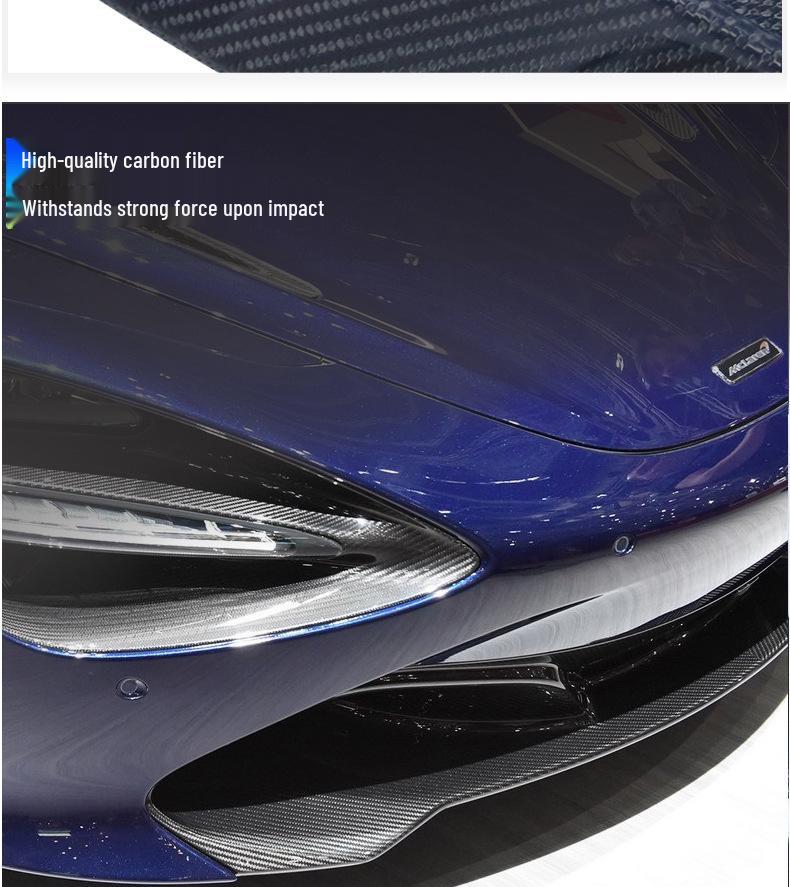 McLaren 720S Dry Carbon Fiber Front Lip Upgrade