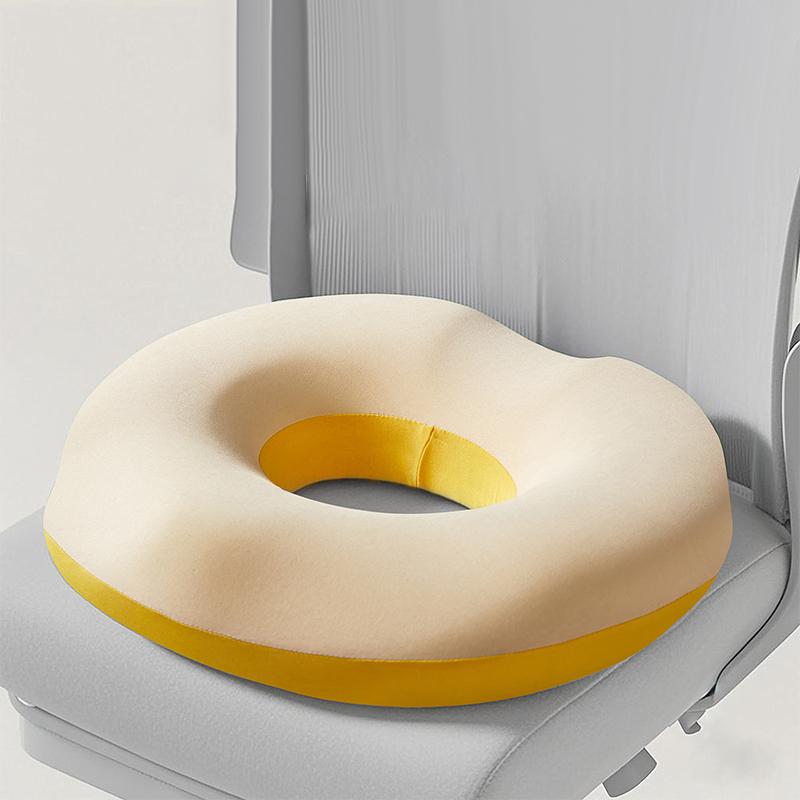1 Stück Memory-Schaum Sitzkissen für Auto/Bürostuhl Unterstützung mit rutschfester Unterseite Ergonomisches Hüftkomfort-Sitzpolster für langes Sitzen