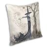 Home Decoration Nordic Halloween Witch Ghost Tree Cushion Cover Cushion Cover Mystery Magic Pillowcase 45x45cm Funda De Almohada