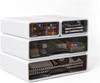 Wallfire Storage Set of A4 Document Storage Cases with with Stationery and Envelope Office Desk Tabletop Small Item White Cases, 4, Drawers,