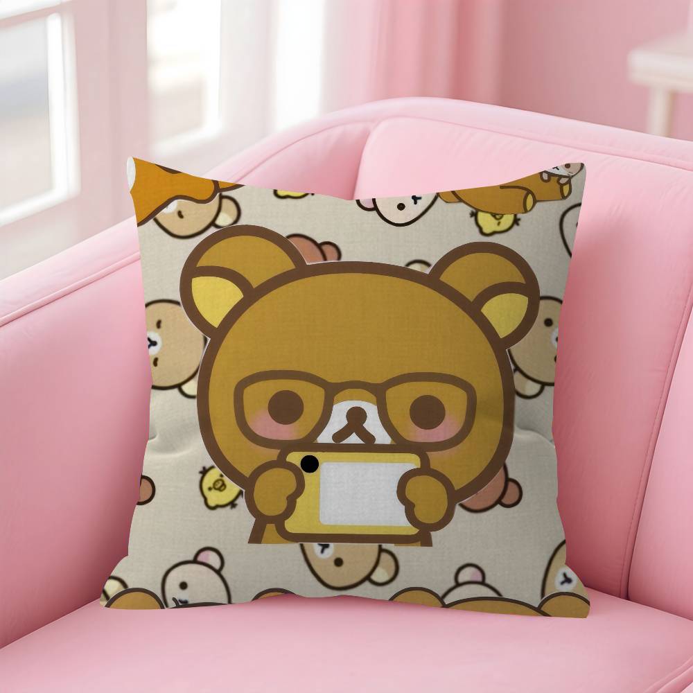 Popular Character Cute R-Rilakkuma Anime Cushion Cover Decorative Pillow Sofa Home Decor Case Pillow Cases