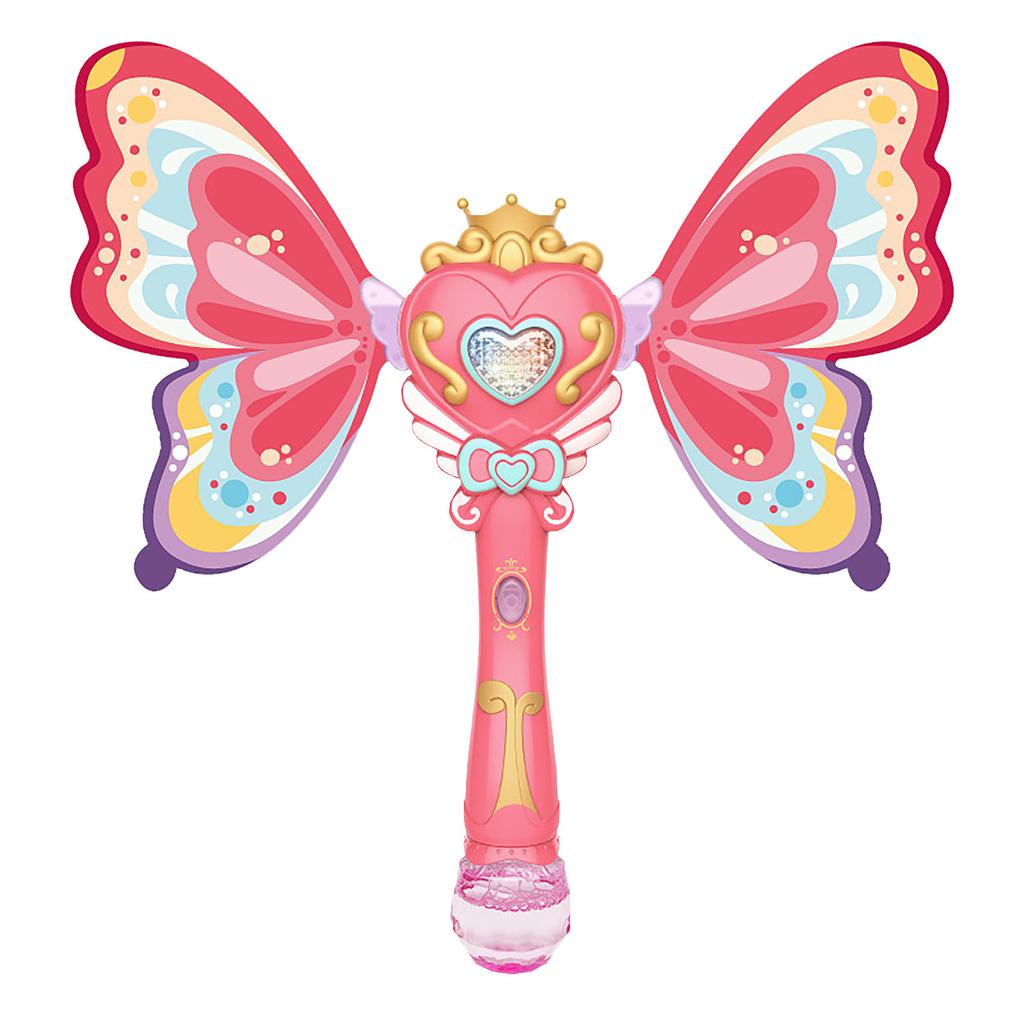 MagicWand Bubble Machine With Music & Light For Girls Children Bubble Toy 50ml