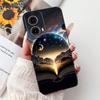 For Motorola Moto G85 Case Silicone Cute Cat Fashion Flowers Painted Back Cover For Motorola G85 Moto G85 Phone Case XT2427-3