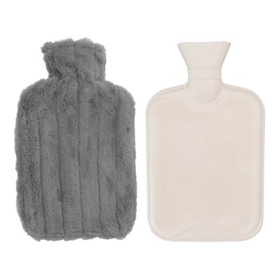 2000ML Hot Water Bag High Density Injection Hot Water Bottle with Soft Cover for Winter