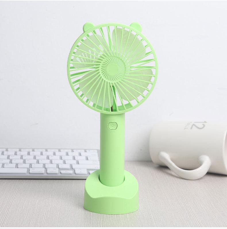 Silent Mini Handheld Fan: Portable, Rechargeable, Ideal Gift for Students, Desktop Use