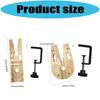 Wood Clamp Set Round Edge Design Woodworking Clamp for Stable Wood Processing in Crafts and DIY Portable Tool