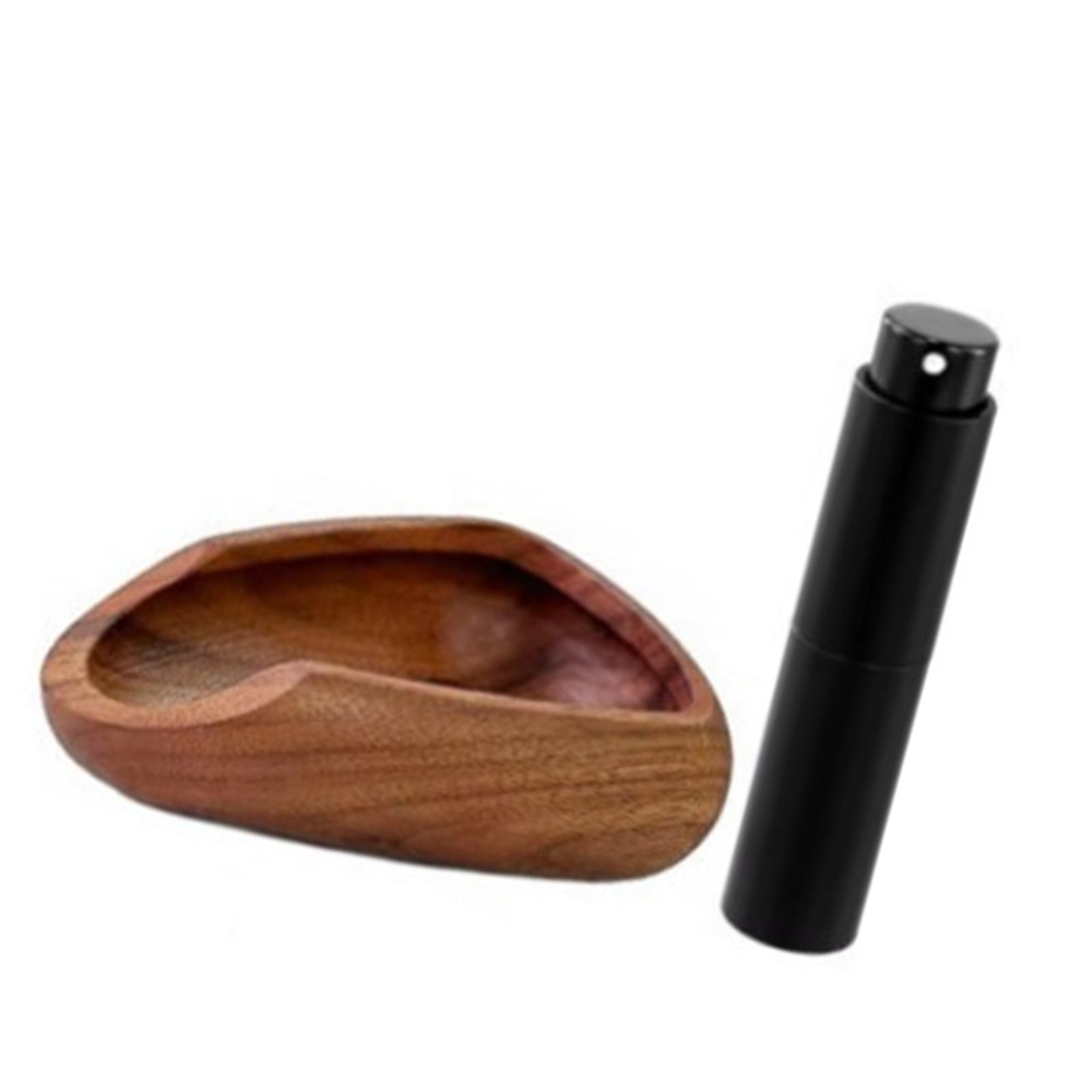 

Multifunctional Wooden Coffee Bean Dosing Cup and Light Sprayer Bottle Easy Cleaning Coffee Machine Accessories
