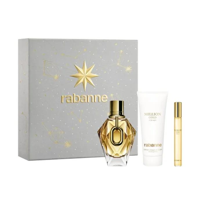 Rabanne Million Gold For Her Парфюмерная вода спрей 90 мл Набор 3 штуки 18380₽