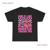 Girls Like Monster Trucks Too T Shirt Heavy Cotton Vintage Homme Casual Unisex Top For Everyday Wear Stylish Slightly
