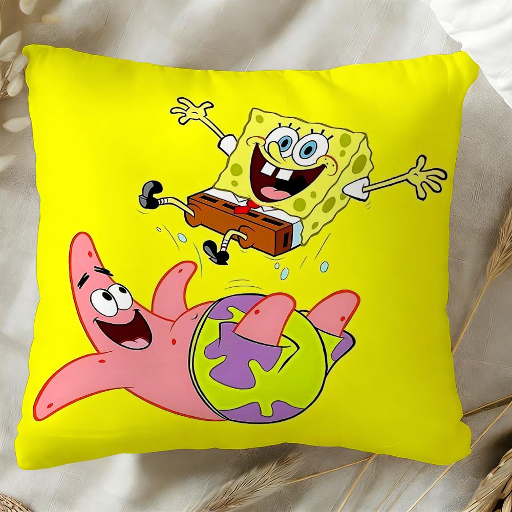 Modern Home Decoration S-Sponge B-Bob Decorative Pillows Personalized Gifts Pillow Cases Covers For Living Room Cushions Cushion