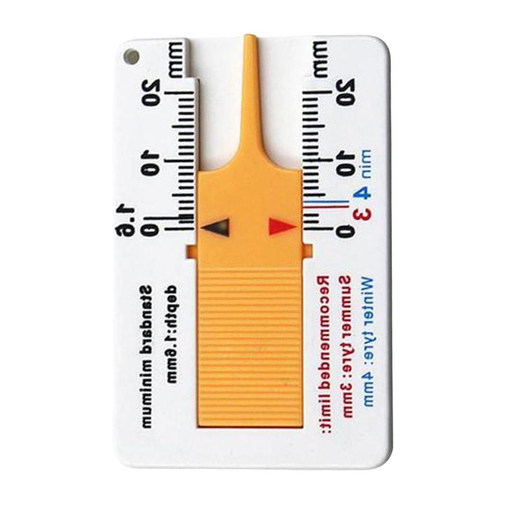 Tire Groove Depth Gauge - Tire Depth Checker | Tire Tread Depth Gauge |