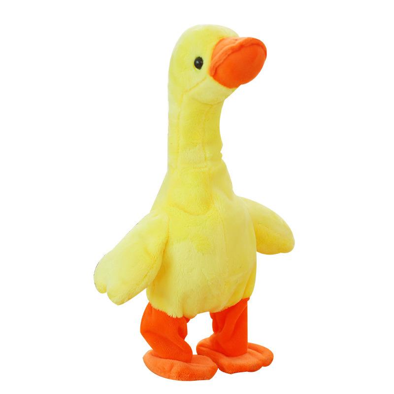 1Pcs Dancing With 138 Music Baby Toys Talking Singing And Walking Duck Musical Duck Plush Toy Christmas Gifts