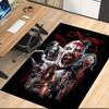 Benutzerdefinierter Name Halloween Horror Bedruckter Teppich, für Bürostuhl Wohnzimmer Schlafzimmer Küchenraum Dekor Geschenke.